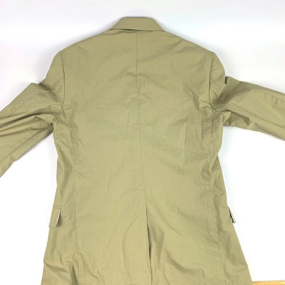Banana Republic Slim Fit Blazer Sport Coat Suit Jacket 36R Tan 2 Button‎ Cotton